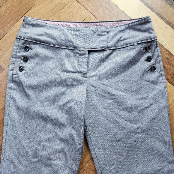 Joe B By Joe Benbassett Juniors Medium Rise Gray Pants Size 9 - Picture 3 of 16